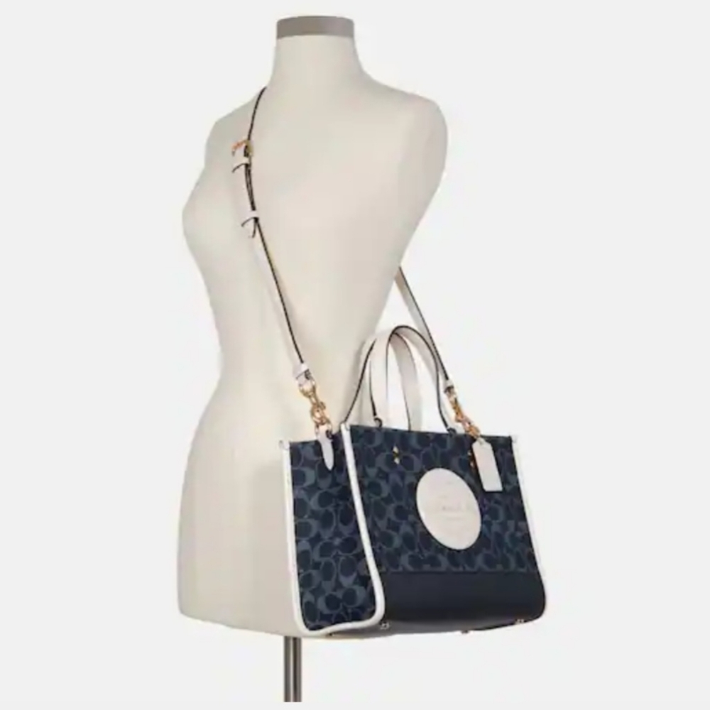 Coach Dempsey Carryall In Signature Jacquard With Coach Patch